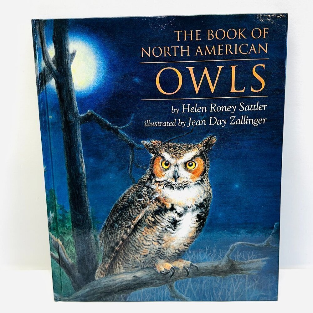 The Book of North American Owls Hardcover By Sattler, Helen Roney